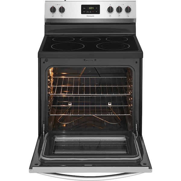 Frigidaire Frigidaire 30-in Electric Smooth Top Freestanding Range FCRE3052AS - main